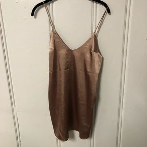 Gold Slip dress